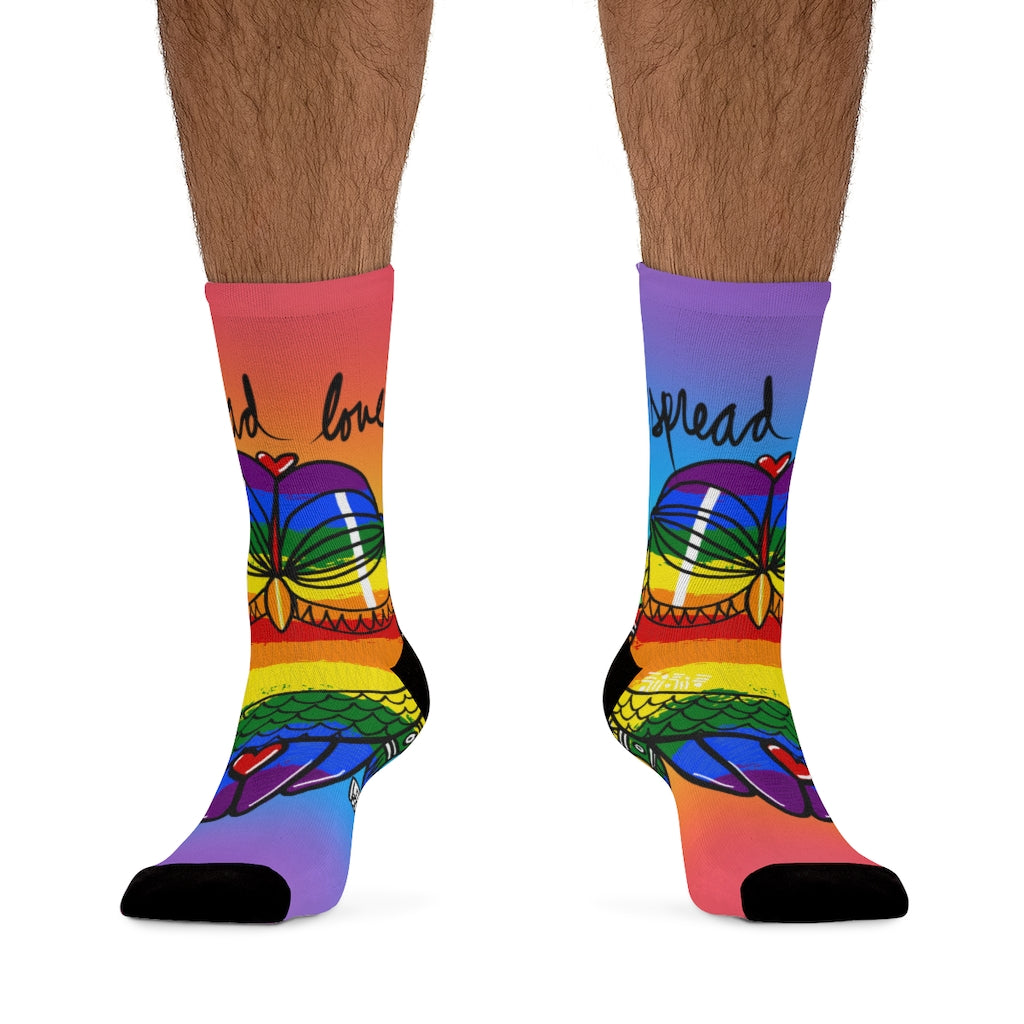 Spread Love - Rainbow Collection - Lebo Tribe Socks